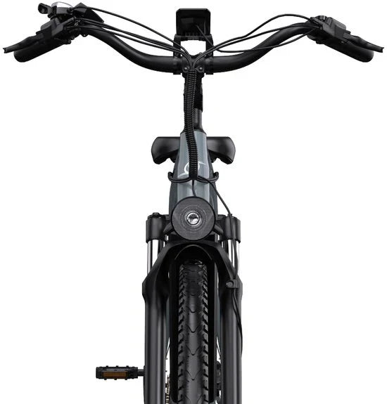ONESPORT Electric Bike OT05PRO - 810Wh Removable Battery - 140 km Range - 28 Inch Wheels - Shimano 7 Gears - Hydraulic Disc Brakes - Aluminum Frame - LCD Display & APP - Electric City Bike - Gray-Blue Regular Price