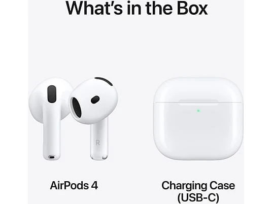 Apple AirPods 4 Wireless Earbuds + Charging Case White