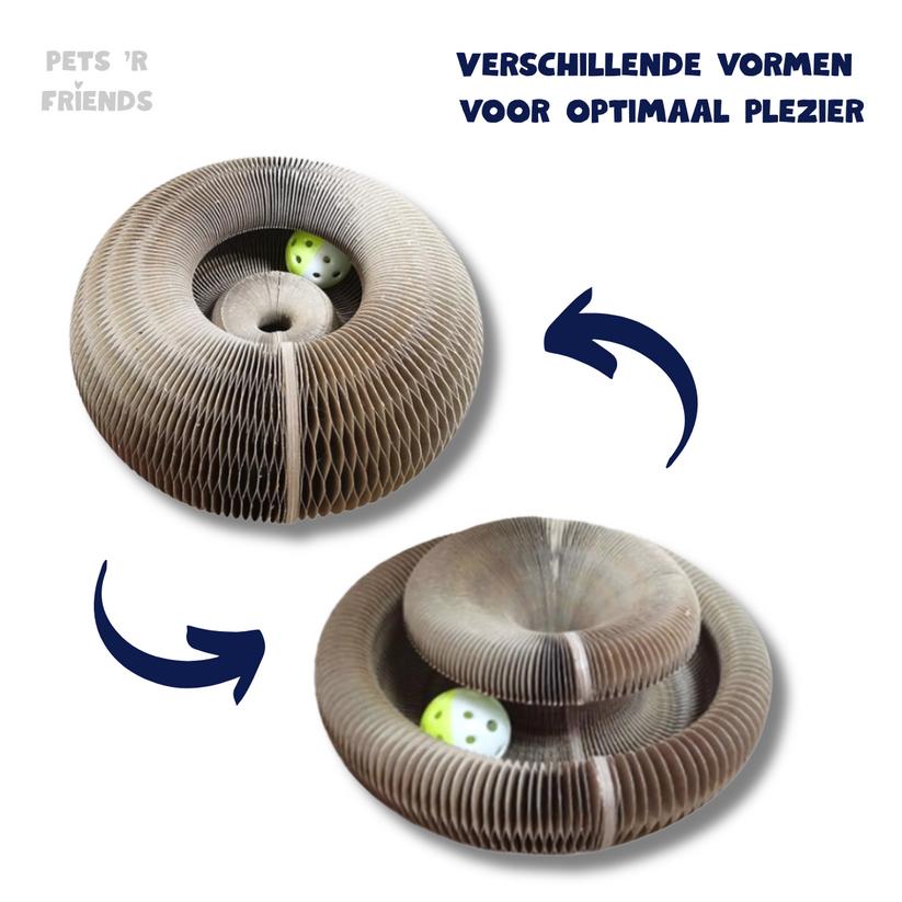 Scratch & Play™ - Het Speeltje dat Jouw Kat Uitdaagt en Je Meubels Redt!