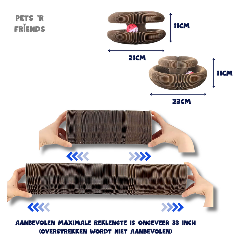 Scratch & Play™ - Het Speeltje dat Jouw Kat Uitdaagt en Je Meubels Redt!