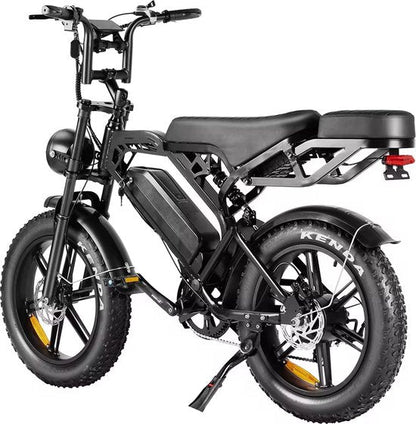V20 Pro Fatbike - READY TO RIDE - Hydraulic Brakes - Alarm System + Rear Seat + Phone Holder + Footrests - 250W - 7 Gears