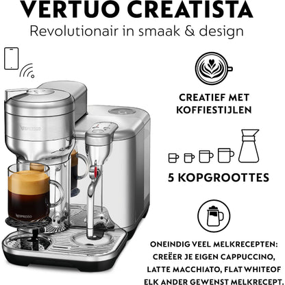 SAGE Vertuo Creatista Stainless Steel