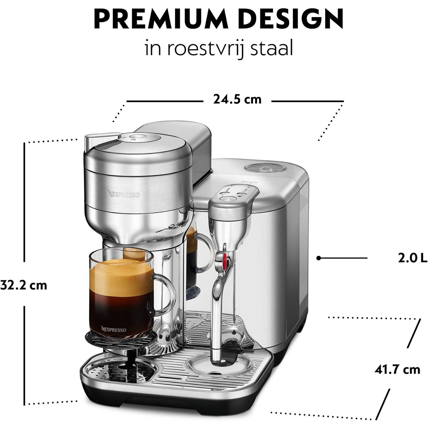 SAGE Vertuo Creatista Stainless Steel