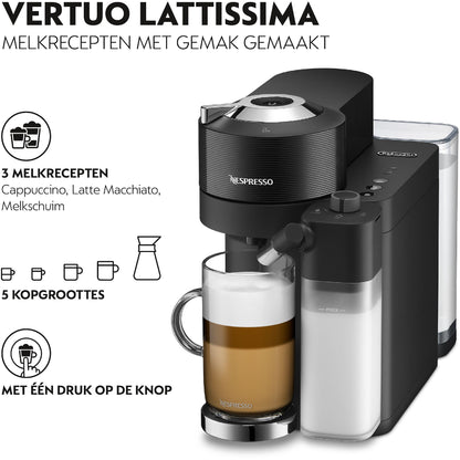 DE LONGHI Vertuo Lattissima ENV300.B Black