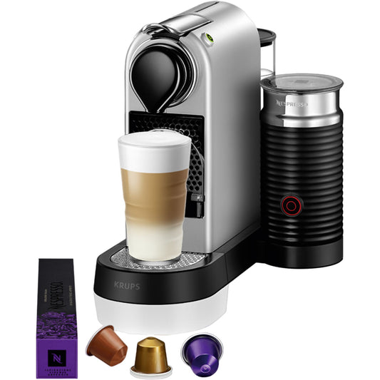 KRUPS Nespresso CitiZ & Milk XN761B – Zilver