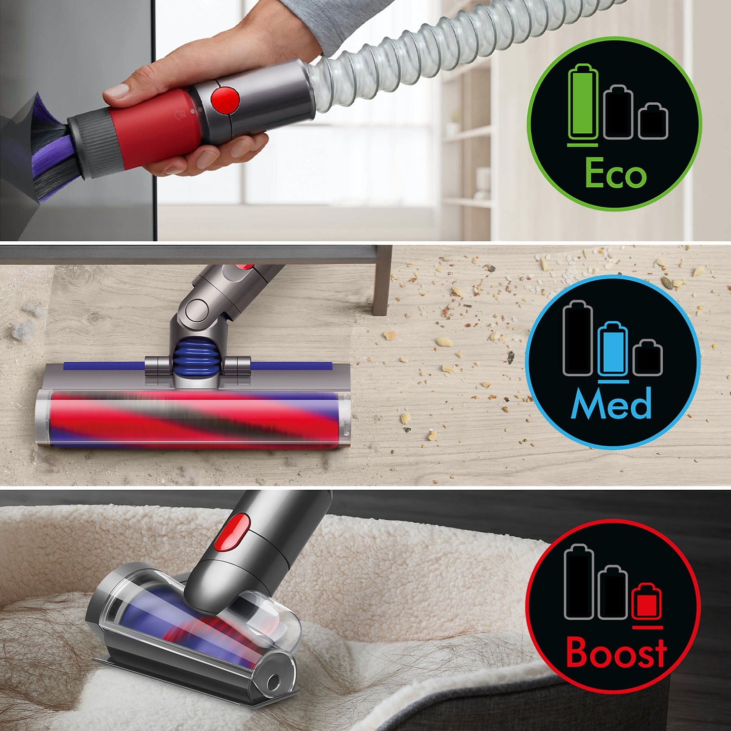 DYSON V12 Origin Vacuum Cleaner including Handheld Vacuum Nickel