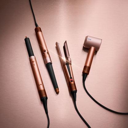 DYSON Airwrap Co-anda 2x Curly + Coily – Amber Silk Multistyler Roze