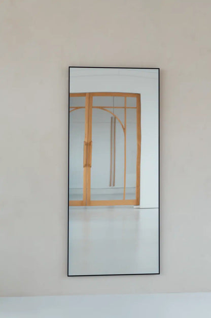 Finn Rectangular Mirror 180×80 cm – Black