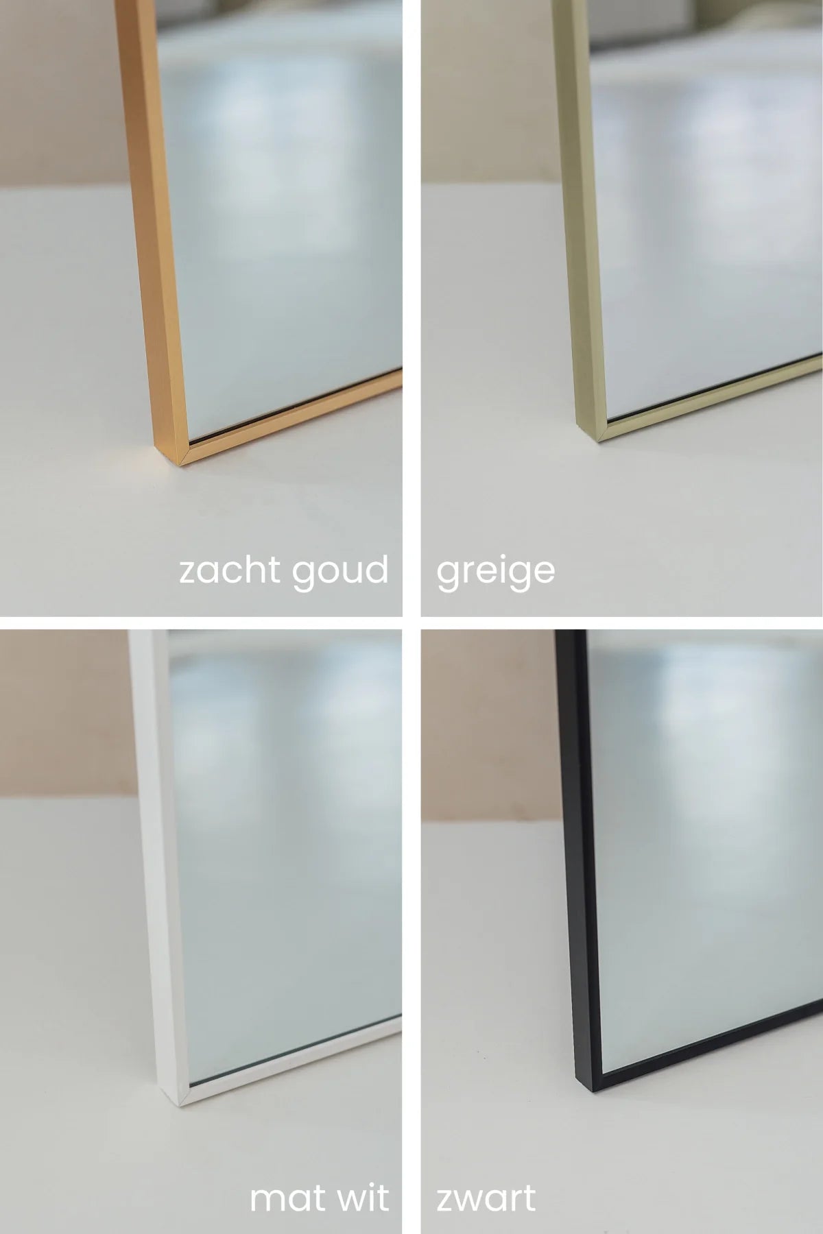 Finn Rectangular Mirror 180×80 cm – Black