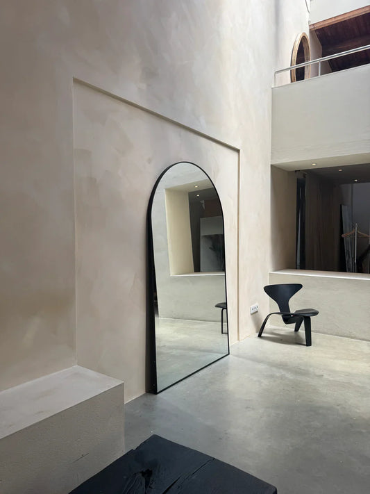 MEGA MOON SPIEGEL | 200 cm x 120 cm black