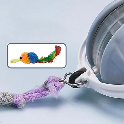 3in1 Interactieve Katten Laser Speelbal met Veerstaart