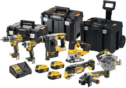 DeWalt DCK755P3T | 7-delige Combopack | XR 18 Volt | 5,0 Ah | Li-Ion | 3 accu’s