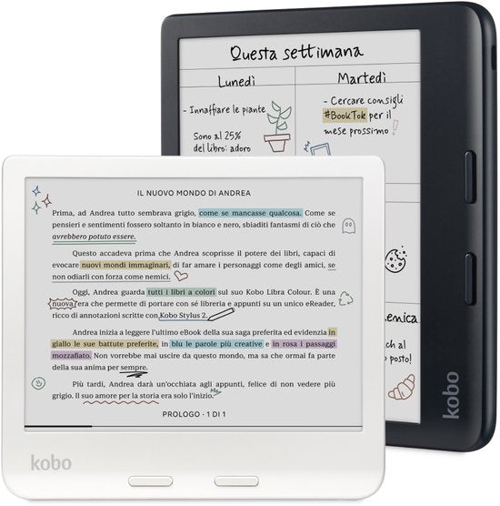 E-reader - 7 inch color screen - 32GB - Audiobooks - Black