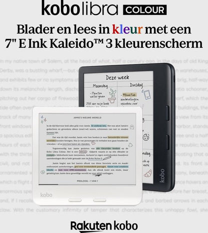 E-reader - 7 inch color screen - 32GB - Audiobooks - Black