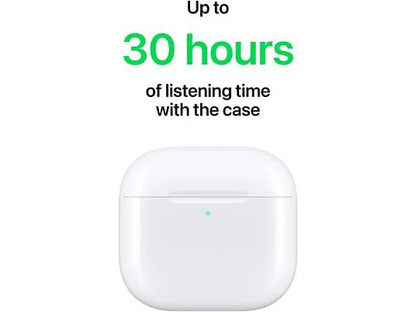 Apple AirPods 4 Wireless Earbuds + Charging Case White
