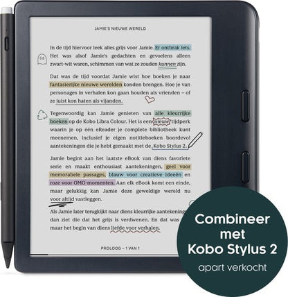 E-reader - 7 inch color screen - 32GB - Audiobooks - Black
