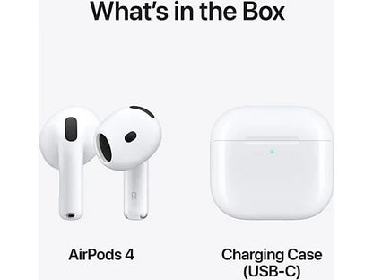 Apple AirPods 4 Wireless Earbuds + Charging Case White