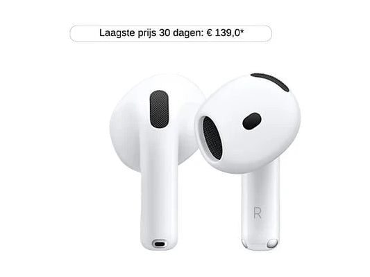 Apple AirPods 4 Wireless Earbuds + Charging Case White