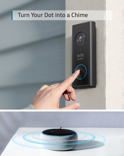 Video Doorbell 2K (Battery-Powered) + Homebase – Doorbell Camera