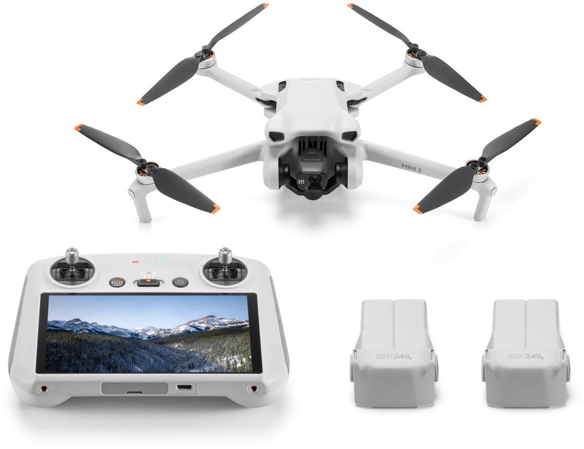 Mini 3 – Drone – Fly More Combo – With RC Smart Remote Controller