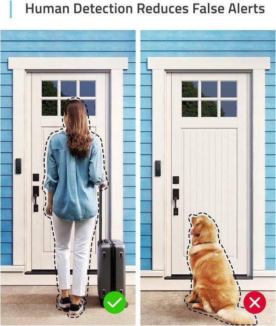 Video Doorbell 2K (Battery-Powered) + Homebase – Doorbell Camera