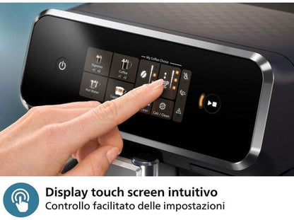 2300 Series – Fully Automatic Espresso Machine – LatteGo Milk System – 4 Different Drinks – Black – EP2334/10