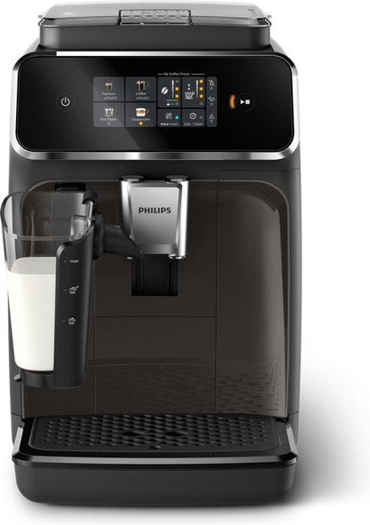 2300 Series – Fully Automatic Espresso Machine – LatteGo Milk System – 4 Different Drinks – Black – EP2334/10