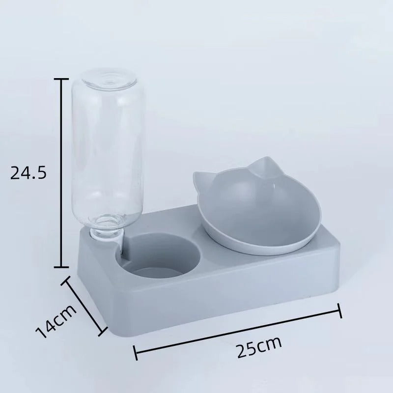 Verstelbare Voer- & Waterbak