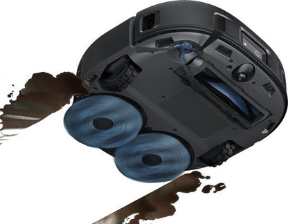 eufy Clean X10 Pro Omni Robot Vacuum Cleaner with Mop - Robot Vacuum 8000 Pa suction power, carpet detection AI obstacle avoidance, washes and dries the mop, automatic emptying and filling