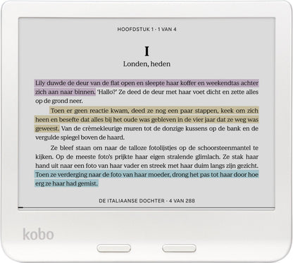 E-reader - 7 inch color screen - 32GB - Audiobooks - Black